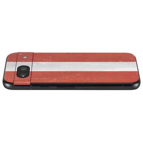 Latvia Flag Distressed Google Pixel 8a Skin